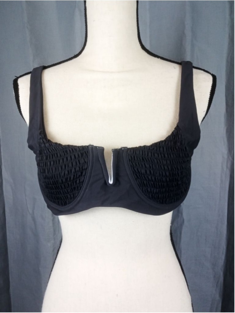 ZAFUL Bikini Top, dark gray, Size 8